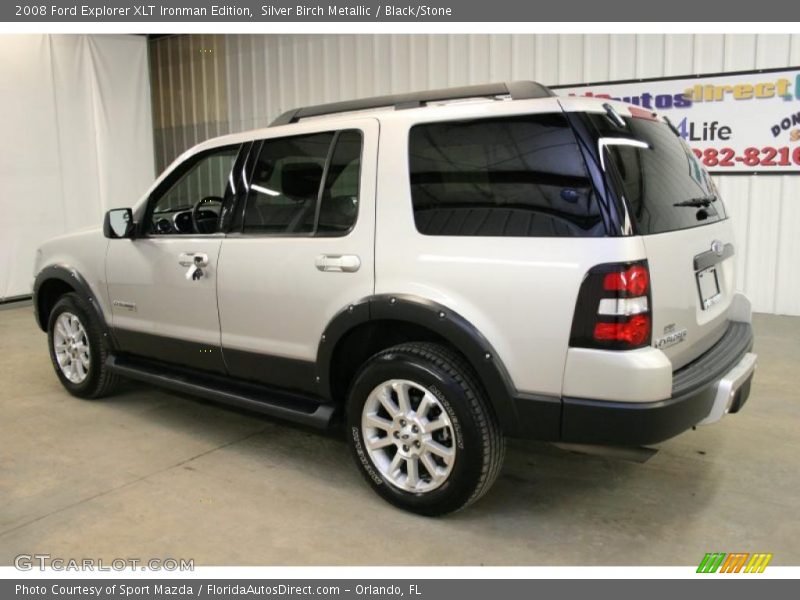 Silver Birch Metallic / Black/Stone 2008 Ford Explorer XLT Ironman Edition