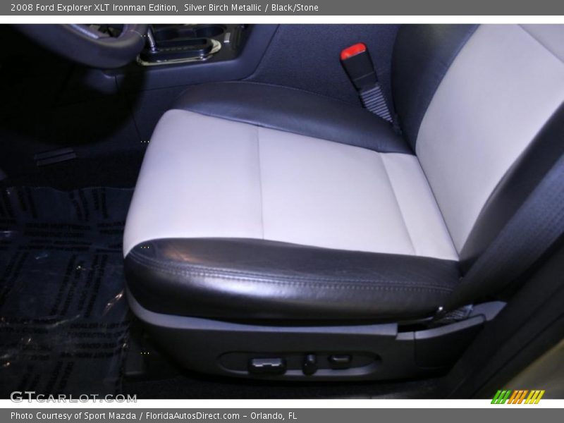 Silver Birch Metallic / Black/Stone 2008 Ford Explorer XLT Ironman Edition