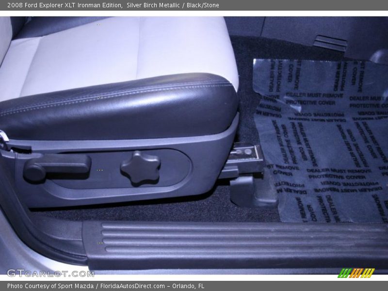 Silver Birch Metallic / Black/Stone 2008 Ford Explorer XLT Ironman Edition