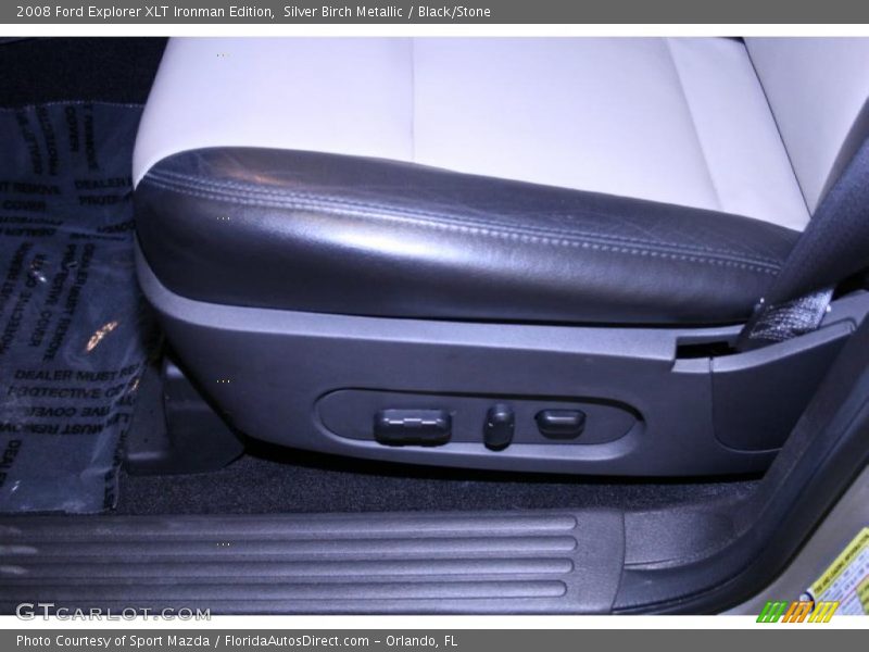 Silver Birch Metallic / Black/Stone 2008 Ford Explorer XLT Ironman Edition