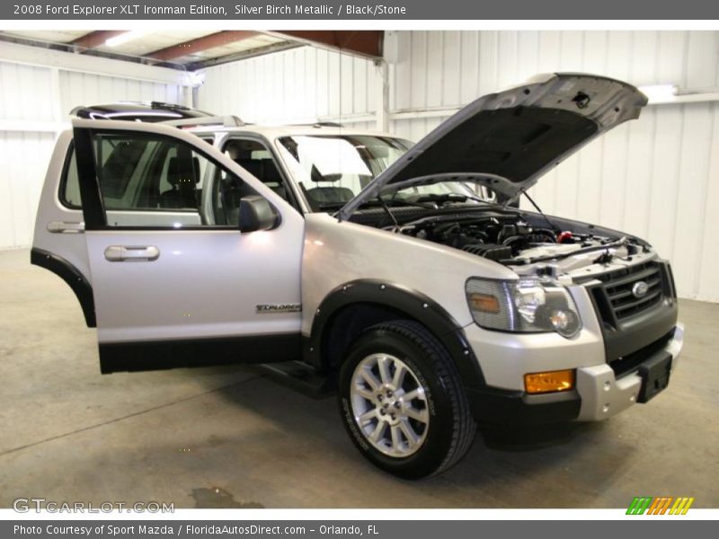 Silver Birch Metallic / Black/Stone 2008 Ford Explorer XLT Ironman Edition