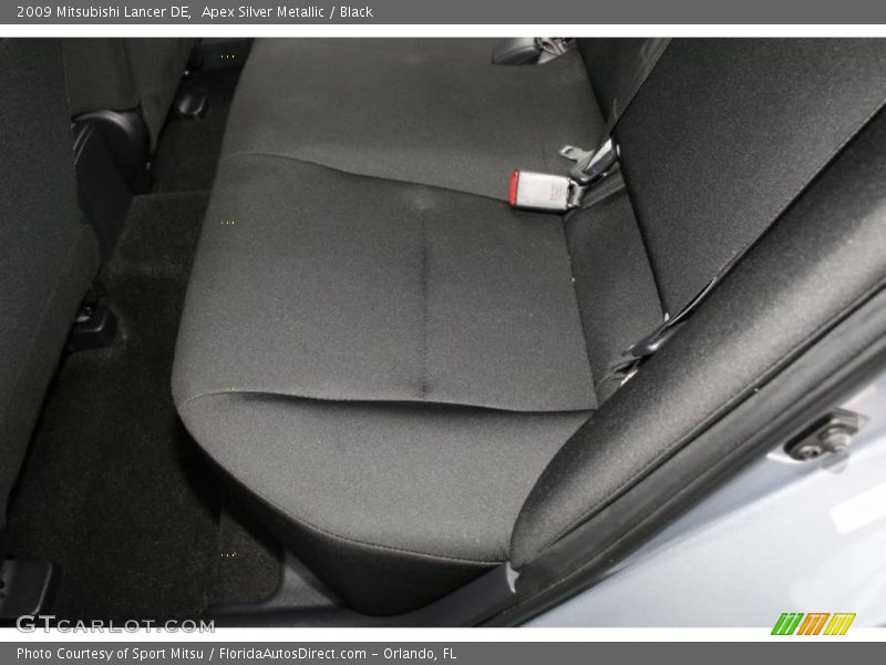 Apex Silver Metallic / Black 2009 Mitsubishi Lancer DE