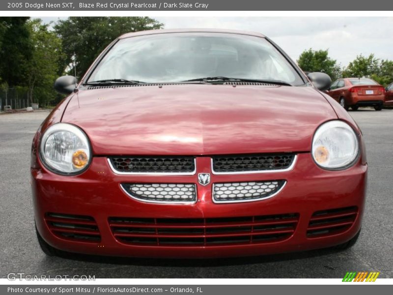 Blaze Red Crystal Pearlcoat / Dark Slate Gray 2005 Dodge Neon SXT