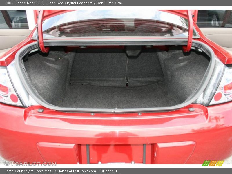 Blaze Red Crystal Pearlcoat / Dark Slate Gray 2005 Dodge Neon SXT