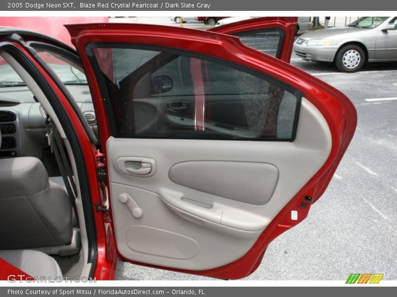 Blaze Red Crystal Pearlcoat / Dark Slate Gray 2005 Dodge Neon SXT