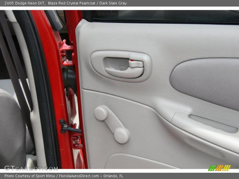 Blaze Red Crystal Pearlcoat / Dark Slate Gray 2005 Dodge Neon SXT