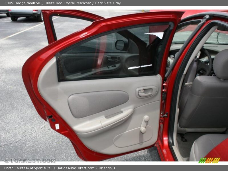Blaze Red Crystal Pearlcoat / Dark Slate Gray 2005 Dodge Neon SXT