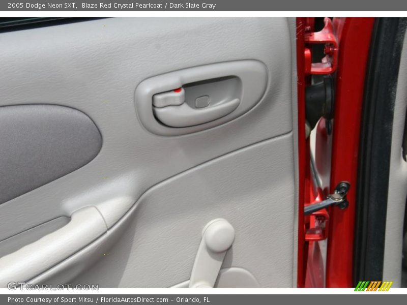 Blaze Red Crystal Pearlcoat / Dark Slate Gray 2005 Dodge Neon SXT