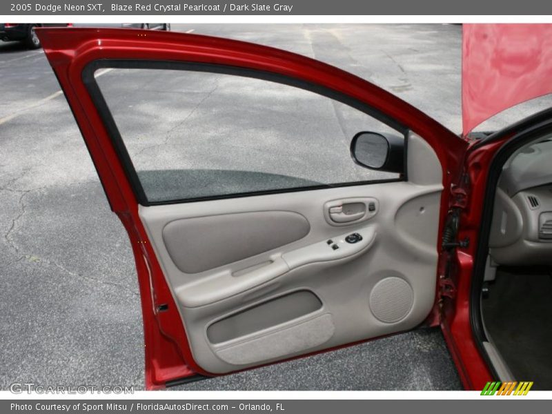 Blaze Red Crystal Pearlcoat / Dark Slate Gray 2005 Dodge Neon SXT