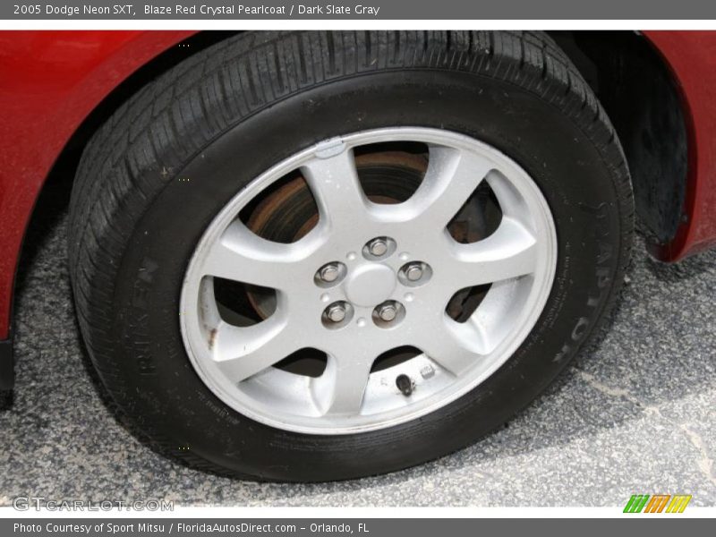 Blaze Red Crystal Pearlcoat / Dark Slate Gray 2005 Dodge Neon SXT