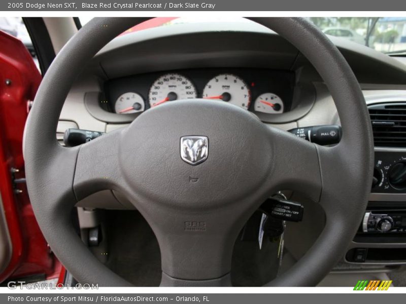 Blaze Red Crystal Pearlcoat / Dark Slate Gray 2005 Dodge Neon SXT