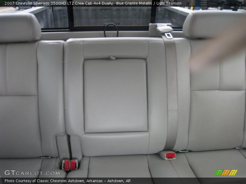Blue Granite Metallic / Light Titanium 2007 Chevrolet Silverado 3500HD LTZ Crew Cab 4x4 Dually
