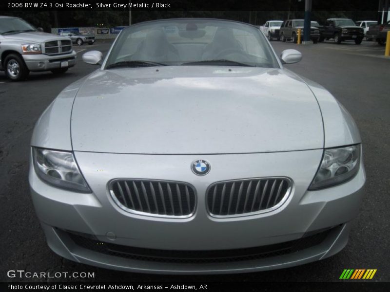 Silver Grey Metallic / Black 2006 BMW Z4 3.0si Roadster