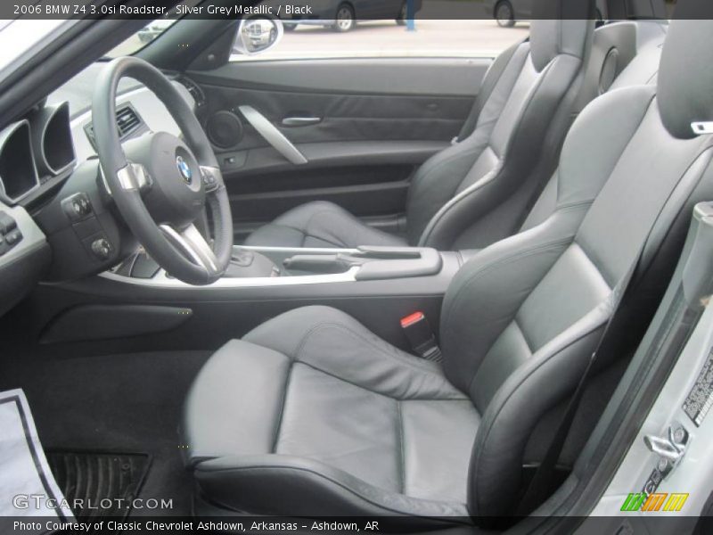 Silver Grey Metallic / Black 2006 BMW Z4 3.0si Roadster