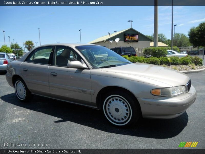 Light Sandrift Metallic / Medium Gray 2000 Buick Century Custom