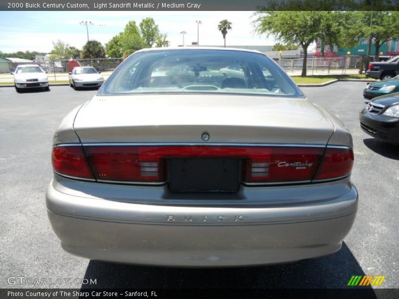 Light Sandrift Metallic / Medium Gray 2000 Buick Century Custom