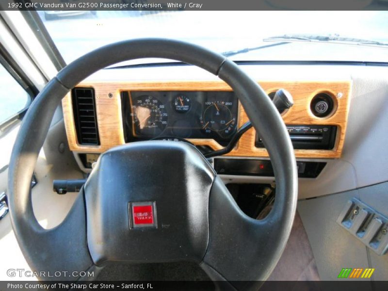 White / Gray 1992 GMC Vandura Van G2500 Passenger Conversion