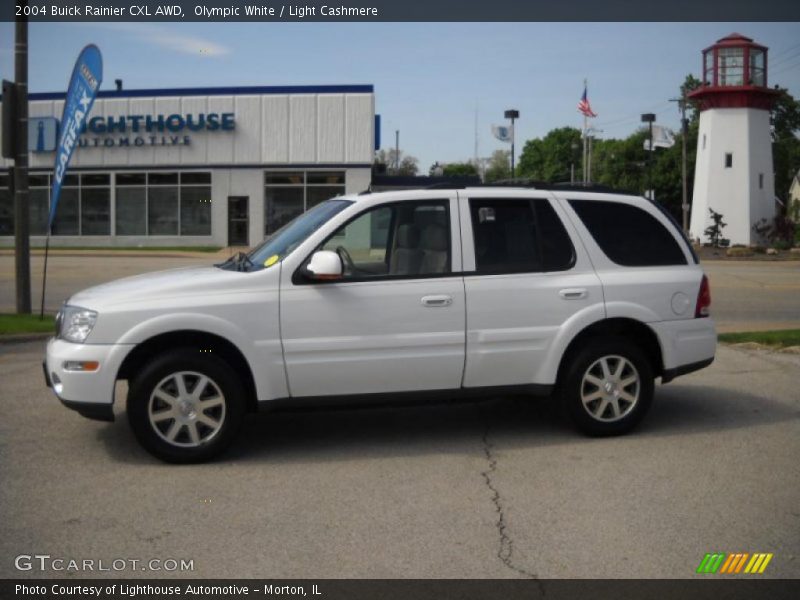 Olympic White / Light Cashmere 2004 Buick Rainier CXL AWD