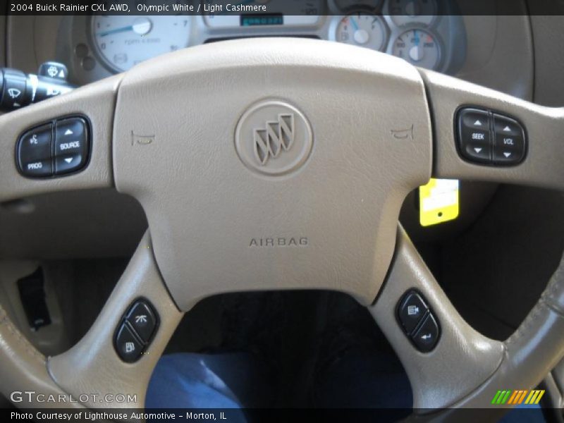 Olympic White / Light Cashmere 2004 Buick Rainier CXL AWD