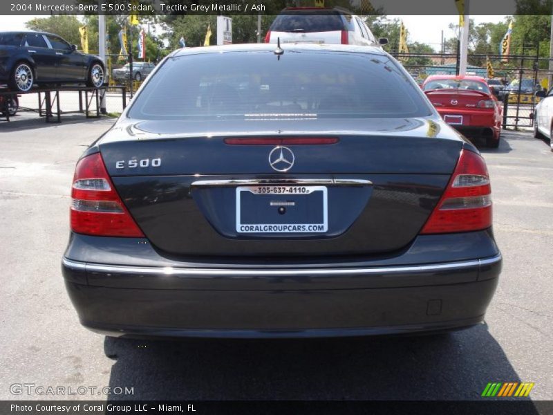 Tectite Grey Metallic / Ash 2004 Mercedes-Benz E 500 Sedan