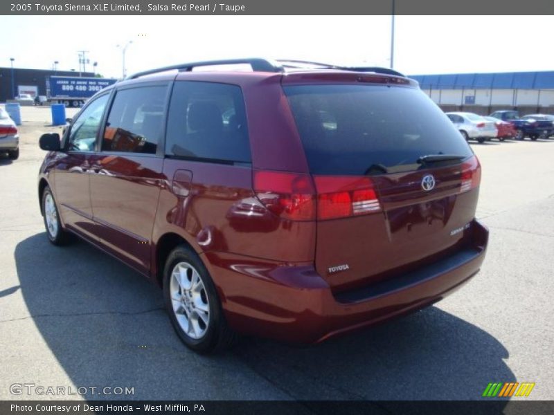 Salsa Red Pearl / Taupe 2005 Toyota Sienna XLE Limited