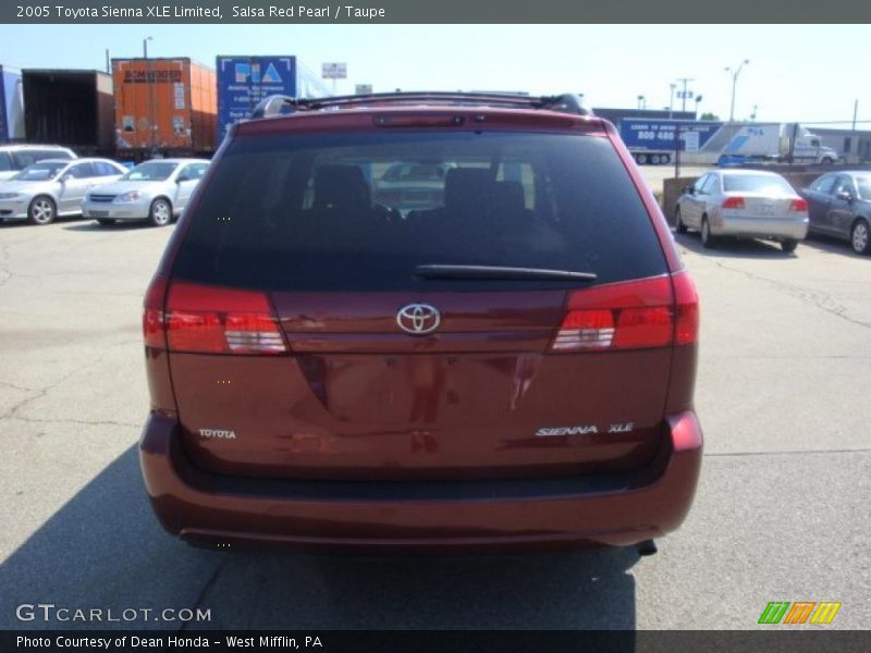Salsa Red Pearl / Taupe 2005 Toyota Sienna XLE Limited