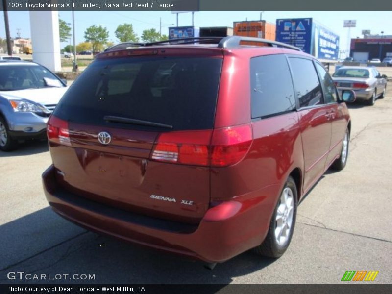 Salsa Red Pearl / Taupe 2005 Toyota Sienna XLE Limited