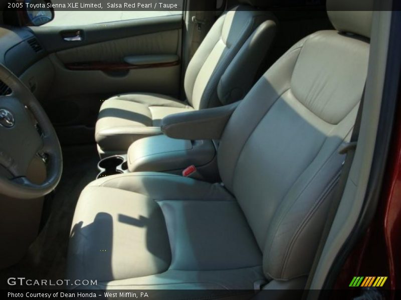 Salsa Red Pearl / Taupe 2005 Toyota Sienna XLE Limited
