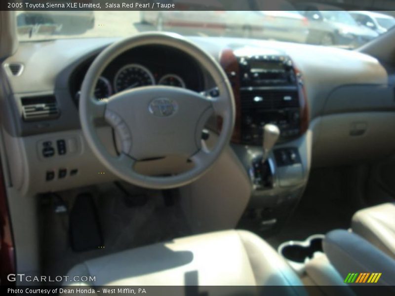 Salsa Red Pearl / Taupe 2005 Toyota Sienna XLE Limited