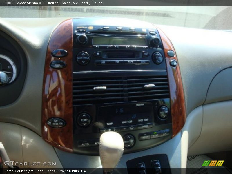 Salsa Red Pearl / Taupe 2005 Toyota Sienna XLE Limited