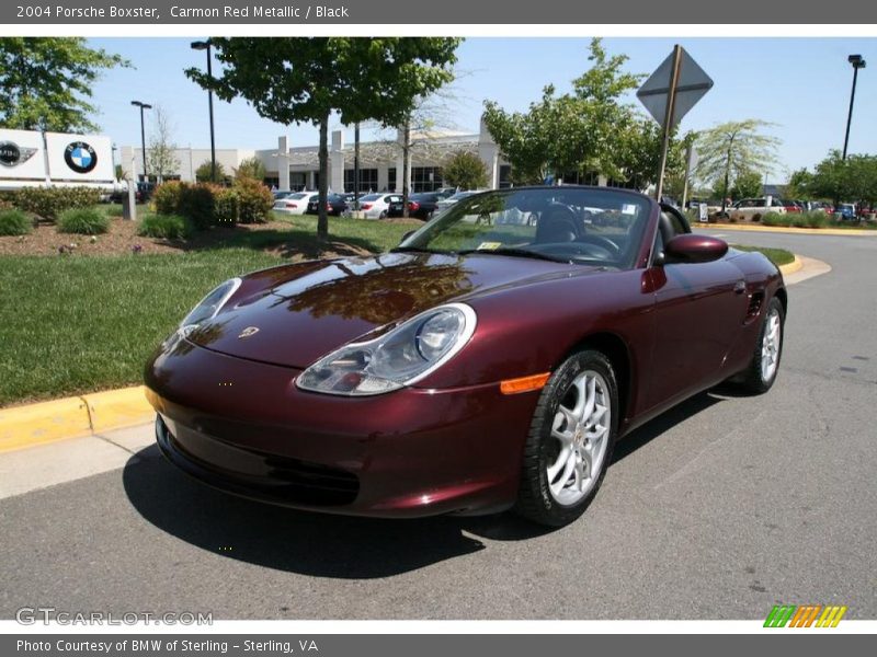 Carmon Red Metallic / Black 2004 Porsche Boxster