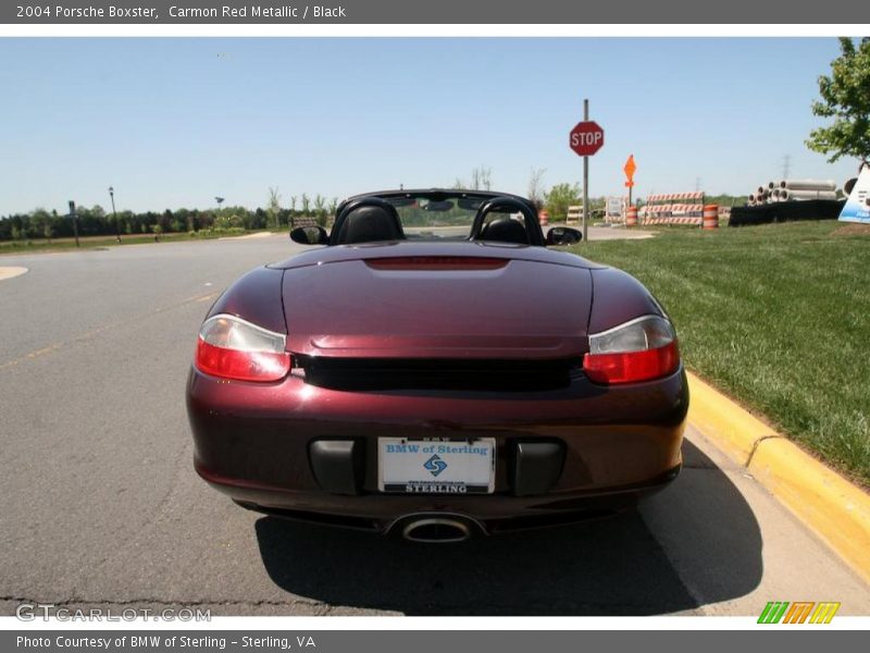 Carmon Red Metallic / Black 2004 Porsche Boxster