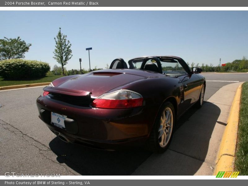 Carmon Red Metallic / Black 2004 Porsche Boxster
