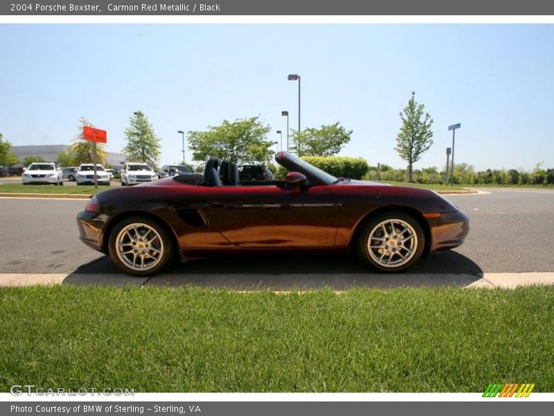 Carmon Red Metallic / Black 2004 Porsche Boxster
