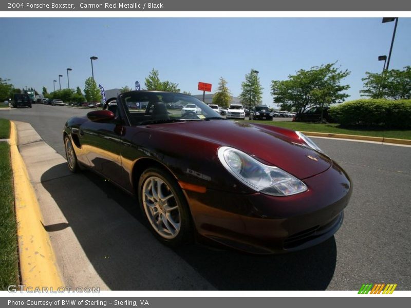 Carmon Red Metallic / Black 2004 Porsche Boxster
