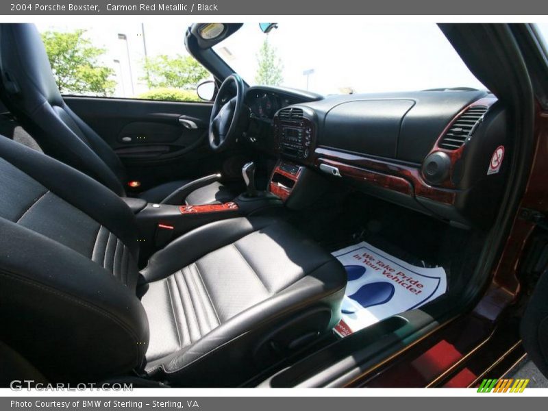 Carmon Red Metallic / Black 2004 Porsche Boxster