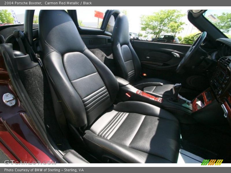 Carmon Red Metallic / Black 2004 Porsche Boxster