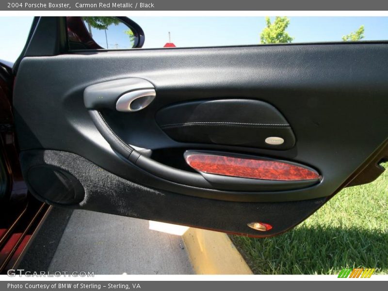 Carmon Red Metallic / Black 2004 Porsche Boxster