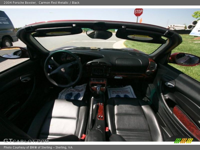 Carmon Red Metallic / Black 2004 Porsche Boxster