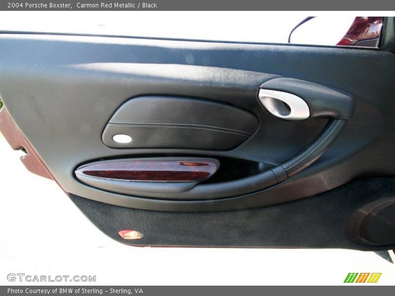 Carmon Red Metallic / Black 2004 Porsche Boxster
