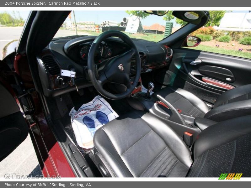 Carmon Red Metallic / Black 2004 Porsche Boxster