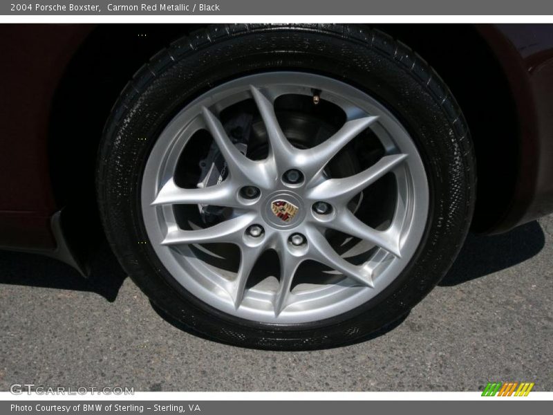 Carmon Red Metallic / Black 2004 Porsche Boxster