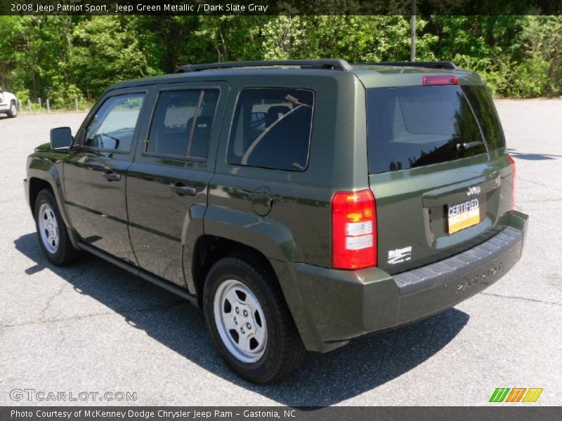 Jeep Green Metallic / Dark Slate Gray 2008 Jeep Patriot Sport