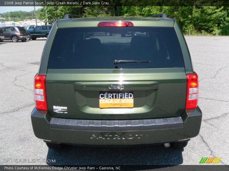 Jeep Green Metallic / Dark Slate Gray 2008 Jeep Patriot Sport