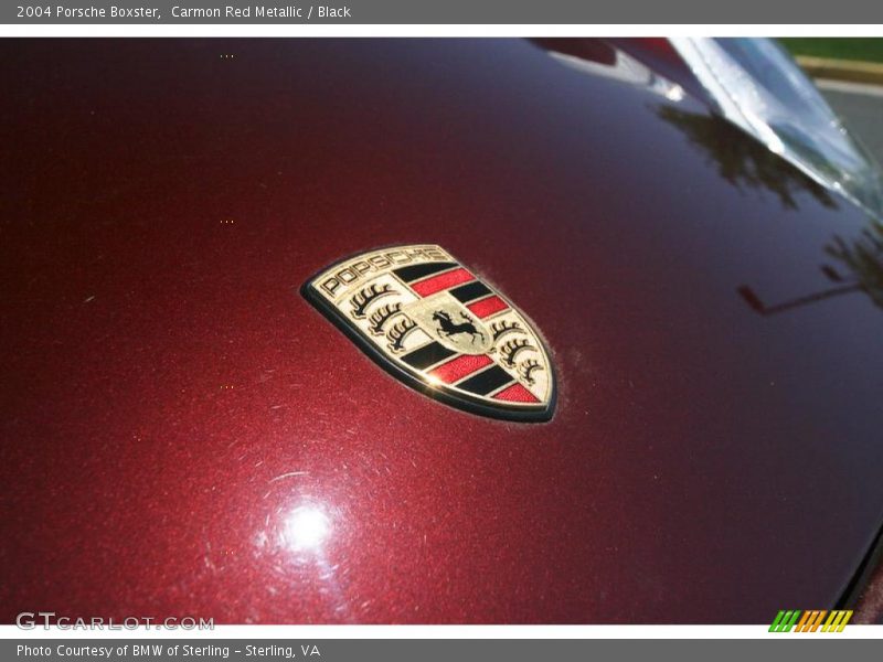 Carmon Red Metallic / Black 2004 Porsche Boxster