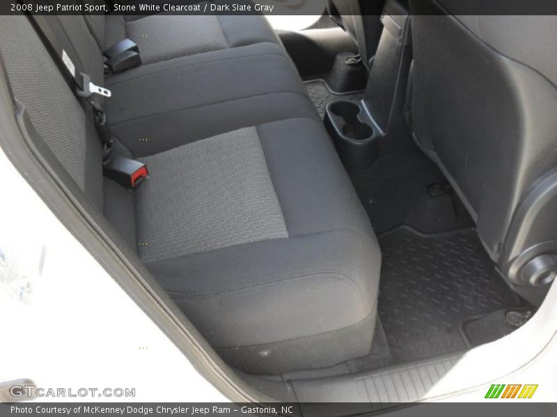 Stone White Clearcoat / Dark Slate Gray 2008 Jeep Patriot Sport