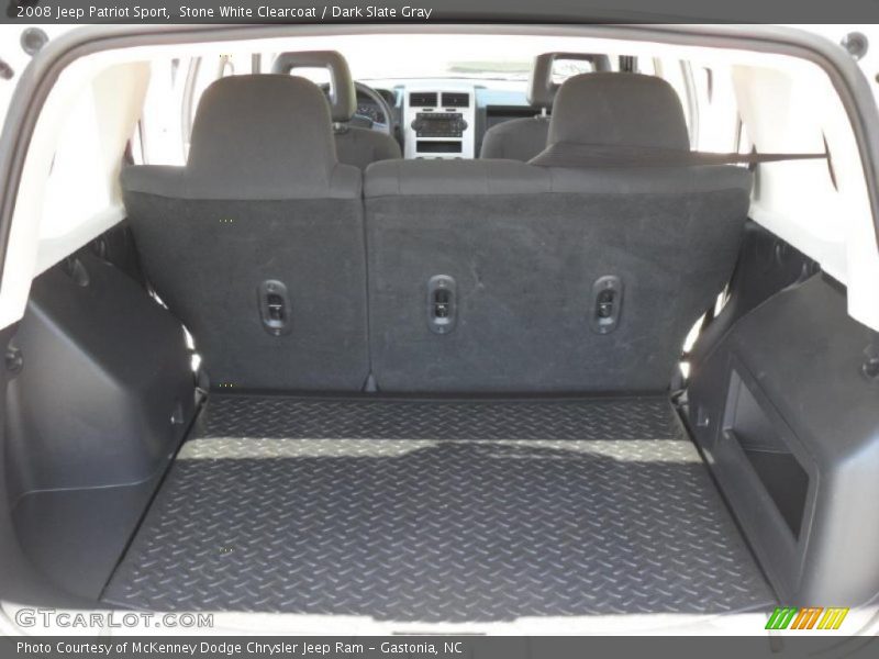 Stone White Clearcoat / Dark Slate Gray 2008 Jeep Patriot Sport