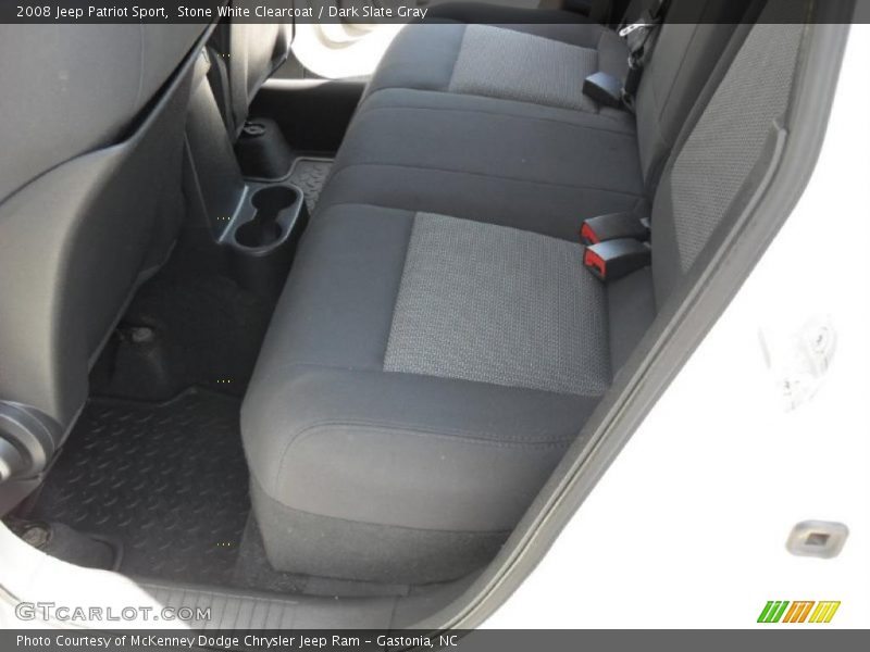 Stone White Clearcoat / Dark Slate Gray 2008 Jeep Patriot Sport