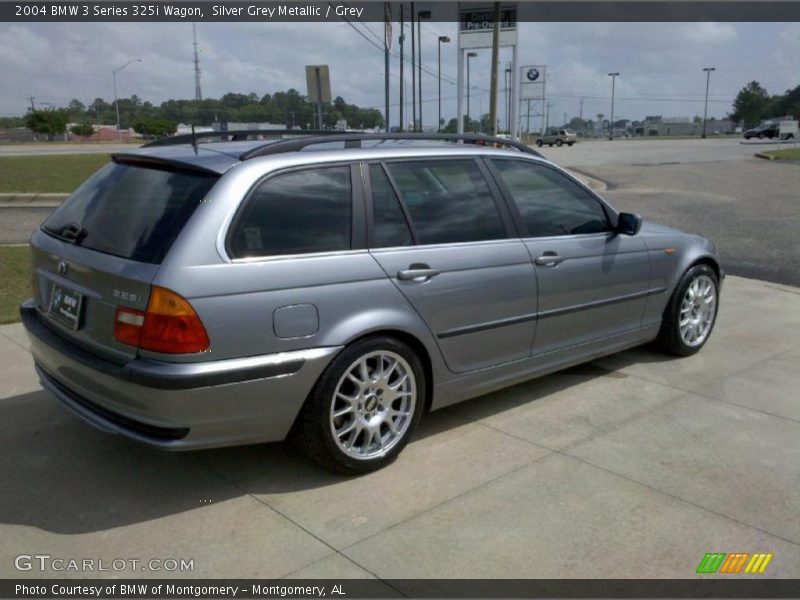 Silver Grey Metallic / Grey 2004 BMW 3 Series 325i Wagon