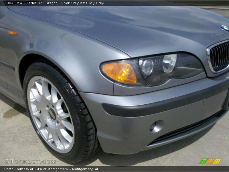 Silver Grey Metallic / Grey 2004 BMW 3 Series 325i Wagon